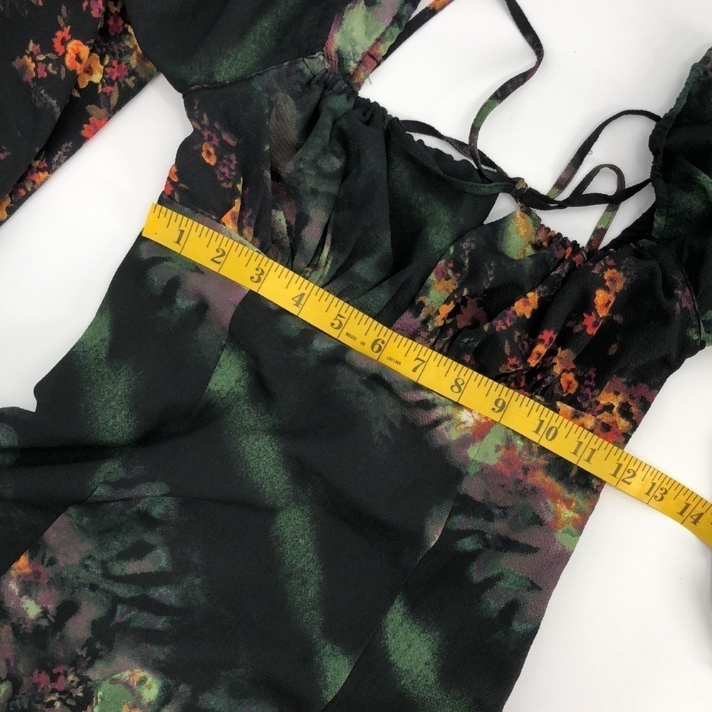 Urban Outfitters Puff Balloon Sleeve Dress Size XS Floral Print, Lined Regency - Picture 8 of 12